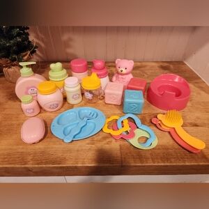 Colorful Baby Bath Toy Set